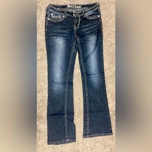 Wallflower Blue Straight Leg Jeans Classic Design